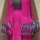 Zober Velvet Hangers 50 Pack - Heavy Duty Pink Hangers for Coats, Pants & Dress Clothes - Non Slip Clothes Hanger Set - Space Saving Felt Hangers for Clothing