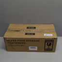 6Pack 22oz Glass Meal Prep Containers, Glass Food Storage Containers Sets with Snap Leak Proof Lids for Microwave, Oven, Freezer and Dishwasher Safe (Grey, 22oz)