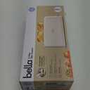 bella 2 Slice Slim Toaster, Fits-anywhere Kitchenware, 6 Setting Shade Control with Reheat & Cancel Buttons, Fits sourdough, 10 Long Slot, Anti Jam & Auto Shutoff, 900 Watt, Oatmilk