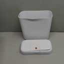 OYBOS Bathroom  Trash Can with Lid 3 Gallon Slim Plastic Narrow Garbage Can for Bathroom, Bedroom, Kitchen, Office White