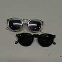 Gleyemor Vintage Polarized Sunglasses for Men Round Sunglasses UV400 Protection Retro Hand-crafted Acetate Frame