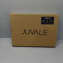 Juvale Bamboo Silverware Organizer for Drawer, Kitchen, 6 Slot Utensil Tray (Black, 17 x 11.75 x 1.75 In)