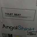 Angel Shield Toilet Seat Round Wood Slow Close(Dark Walnut)