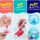 Upgraded Magic Water Elf Toy Kit, 20 Gels & 15 Molds, Craft & Art Kits for Kids Girls Boys Age 3 4 5 6 7 8 9 10 11 year old, Aqua Fairy Make Your Own Water Pets Squishy Maker Birthday Gift Party Favor