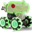 Stargo - Glow in the Dark Skull Monster Truck Toys - Light Up Chomping Pull Back Truck | Birthday Gifts for Toddlers, Boys Toys, Monster Truck Childrens Toys for Kids Boys, Girls Ages 3-5 4-6 5-7 4-8