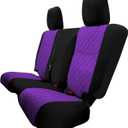 FH Group Custom Fit Car Seat Covers for 2007-2017 Jeep Wrangler JK 4DR | 2nd Row | Ultraflex Neoprene Water Resistant Automotive Seat Covers - Rear Set Purple