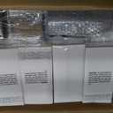 700 PCS Disposable Silver Plates and Silverware Set for 100 Guests