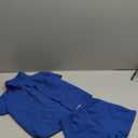 SweatyRocks Boy's 2 Piece Outfits Short Sleeve Collar Button Down Shirt and Shorts Clothing Set (Blue)