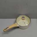 SENSARTE Ceramic Nonstick Sauce Pan with Lid, 2.0 Quart Small Saucepan, White Cooking Pot with Stay Cool Handle, Non toxic Kitchen Sauce Pot, Non stick Small Pot, Induction Pot, PFOA PTFE PFAS Free