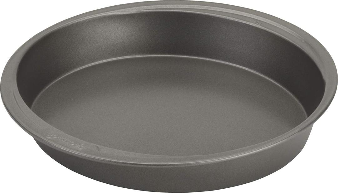 GoodCook Everyday Nonstick Steel Round Cake Pan, 9", Gray