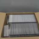 TEMLQPACK 100PCS 4x4x2 Inches Disposable Plastic To Go Containers Charcuterie Boxes Mini Cake Boxes Pie Boxes Bakery Boxes for Salads Pasta Sandwiches