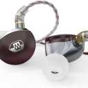 BASN MTPro in Ear Monitors, 14.5mm Planar HiFi IEM Headphones with CNC Process and 4-Core Litz OCC Single-Crystal Copper Cable for Musicians(Deep Purple)