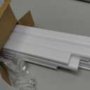 Delamu Cord Hider, 236in Cable Hider, Cord Covers for 2-3 Wires on Wall, Wire Covers for Cords, Wire Hiders for TV on Wall, Easier Setup Cable Cover Cable Management, W0.94 H0.47in,White