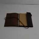 Moonster Leather Photo Album Scrap Book  Handcrafted Full Grain Buffalo Leather Scrapbook & Photo Albums for Photos with Leather Strap  Handmade Wedding Photo Album Book - Rustic Photo Album