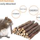 700g Apple Sticks Molar Wood Treats, Rabbit Toys Chinchilla Guinea Pig Bunny Toys Wood Chews Sticks for Teeth Rabbit Food Guinea Pig Hamster Gerbil Chews Small Animals Snacks(200 Pcs)