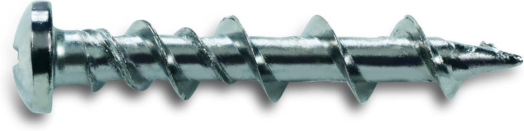 Powers Fastening Innovations 02316 Wall-Dog - 1/4-Inch by 1-1/4-Inch Zinc Pan Head Light Duty Anchor, 100 Per Box