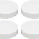 JSP Manufacturing Flat Marine Dock Piling Cap, UV Protected Polypropylene, 4 Pack, Made in USA