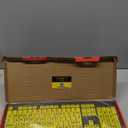 Large Print Computer Keyboard, Wired USB High Contrast Keyboard with Oversized Print Letters for Visually Impaired Low Vision Individuals (Yellow+Black)
