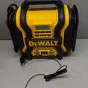DEWALT DXAEPS14 2000 Peak Battery Amp 12V Automotive Battery Booster Jump Starter/Power Station with 120 PSI Compressor, 500W AC Power Inverter, and 15W USBa & 25W USB Ports