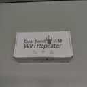 1200Mbps Dual Band 5GHz/ 2.4GHz WiFi Extender, WiFi Extender Signal Booster, 12880 Sq.Ft Coverage, 105-Device Support, Setup for Home & Outdoor Use