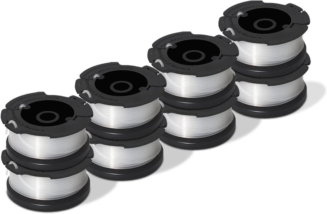 Weed Eater String for Black and Decker Weed Eater: Durable AFS Automatic Feed Spool .065 Black and Decker String Trimmer, 30ft 0.065 inch AF-100 String Line (8 Replacement Spool)