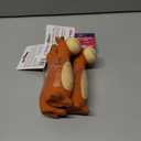 3 x My Pet & Me - Squeaky Dog Toys for Light to Moderate Chewers - Fun Latex Toys for Puppies, Teething, and Gentle Play - Interactive Fetch and Chew Toy with Squeaker (Orange Cow, 6 Inch)