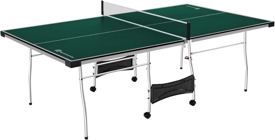MD Sports Table Tennis Tables Multiple Styles Ping Pong Tables, Foldable for Easy Storage with Nets Included, Perfect for Family Game Rooms