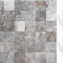 STICKGOO Stick on Backsplash for Kitchen, PVC Mixed Metal Backsplash Tile for Kitchen Peel and Stick (10 Sheets, Grey) (Gray)