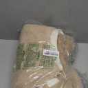 Gozoloma Womens Fleece Vest Zip Up Cap Sleeve Sherpa Jacket Loose Fit Inner Puffer Quilted Outwear with Waist Tie and Pockets Small