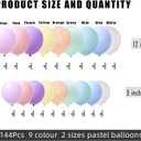 Macaroon Rainbow BalloonMixed Size 12/5 inch Pastel Colorful Latex Balloons For Birthday Wedding Baby Shower Easter Party Decorations