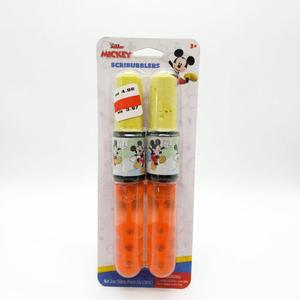 2-in-1 Bubbles And Chalk Scribubblers Disney Junior Mickey 2 Pack