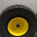 15x6.00-6NHS Lawn Mower Tires, 15 x 6.00-6 Lawn Mower Tires and Wheel Compatible with John Deere Craftsman Husqvarna Riding Lawn Mower Front Tires-with 3/4" Bearing, 3" Centered Hub (2 Pack)