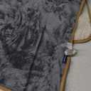 Bedsure Waterproof Dog Blankets for Small Dogs - Small Cat Blanket Washable for Couch Protection, Sherpa Fleece Puppy Blanket, Soft Plush Reversible Throw Furniture Protector, 25"X35", Grey