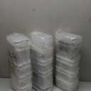 PRAKI Airtight Food Storage Containers Set with Lids - 24 PCS, BPA Free Kitchen and Pantry Organization, Plastic Leak-proof Canisters for Cereal Flour & Sugar - Labels & Marker(Grey)