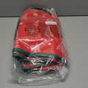 Christmas Tree Storage Bag - Stores 9 Foot Artificial Xmas Holiday Tree, Durable Waterproof Material, Zippered Bag, Carry Handles - Protects Against Dust, Insects and Moisture (Red Printed)