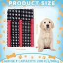 Geetery Dog Water Ramp 35" Lx23 W Dog Pool Ladder Ramp for Dogs up to 200 Lbs Non-Slip Rubber Pet Ladder for Pool Lakes Boats Docks Beaches