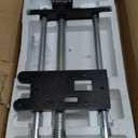 HFS(R) Woodworking Bench Vise, Heavy Duty Front Screw Vise for Workbench Chrome plating Leg Vise Hardware Woodworking (7IN)