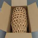 6 PCS E27 Rattan Lamp Shade, Bell Woven Wicker Lampshades Replacement, Paper Rope & Metal Frame, Bohemian Style Light Shade Replacement for Table Lamps, Pendant Lights, Wall Lights(5.5" H x 5.9" D)