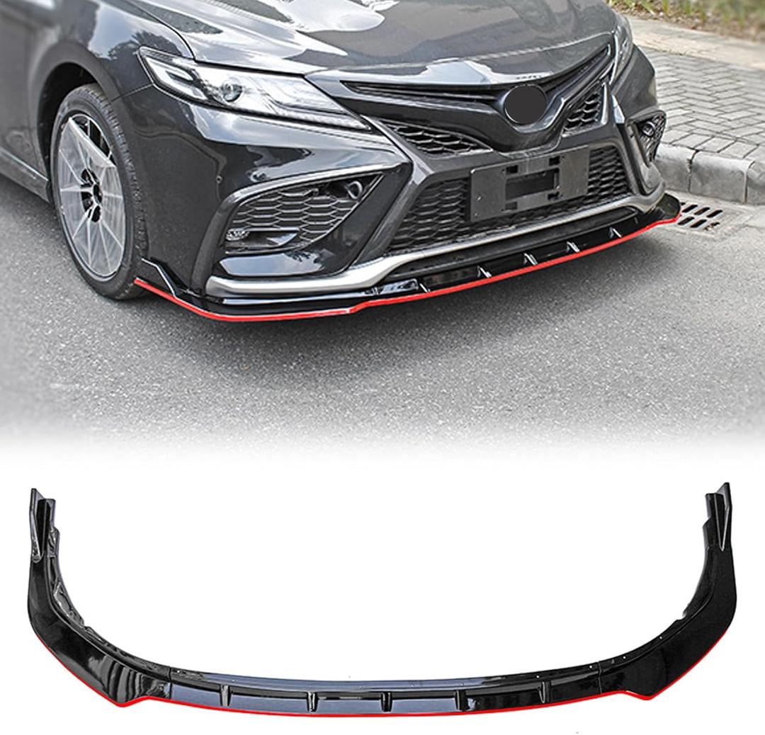 Front Bumper Lip Spoiler Splitter Toyota Camry Sport SE,XSE, 2021 2022 Front Diffuser Bumper Deflector