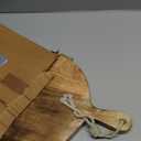 Wooden Round Chopping Board with Handle & Hanging Rope | 12-Inch Pizza Serving Tray | Rustic Wooden Cutting Board & Party Serving Platter (Design1)