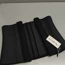 Waist Trainer for Women Latex Zipper Corset Sport Cincher Hourglass Body Shaper (3X-Large, Black-4hooks&zip)