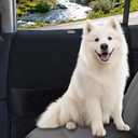 2 Packs Car Door Protector for Dogs, Waterproof Anti-Scratch Shield with Suction Cup (Black) (Black-A)