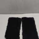 Andalus Genuine Sheepskin Car Seat Belt Cover Pad  Soft Fuzzy, Comfy Fluffy Seatbelt Covers, Shoulder Pad Neck Cushion Protector, Car Accessories for Woman, Man, Girl (Black, 2-Pack)