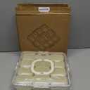 12 Compartment Snack Box, Portable Snackle Box Container, Divided Serving Tray with Lid and Handle Charcuterie Containers Fruit Nuts Platter, Clear Storage Organizer for Party Picnic Travel