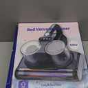 Mattress Vacuum Bed Vacuum Cleaner 16Kpa Suction 253.7nm UV-C Light, 140F Heated Air, 30000 RPM Brushroll, Ultrasonic, HEPA Filter, Handheld Vacuums for Carpet/Sofa, 500W Corded, (Orange)