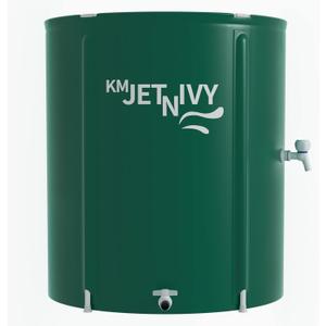 Rain Barrel Upgrade Anti-Collapse Collapsible Rainwater Collection System, Portable Water Storage Tank, Garden Water Catcher (Green,50G)