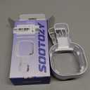 Wall Mount Holder for eero 6 and for eero 6+ Router Mesh Wi-Fi System  No Messy Wires, Space-Saving Outlet Wall Mount Holder for eero 6 Plus Extender, Stand Bracket for eero 6+ (White-2pcs)