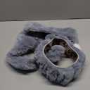 Cute Fluffy Steering Wheel Cover for Women, Girls; Universal 15 Inch (Gray)