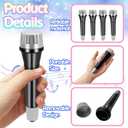 16 Pack Fake Toy Microphones Set,Plastic Microphone Prop,Play Microphone for Kids,Pretend Microphone for Karaoke Stage Costume Role Birthday Party Favors,5.7 Inches Tall