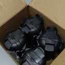 Extension Cord Cover Outdoor, 4 Pack IP54 Water-Resistant Power Cord Protector Electrical Connection Box Outside Cable Safety Cover for Electronics Plug Outlet Tool Holiday Light, Black